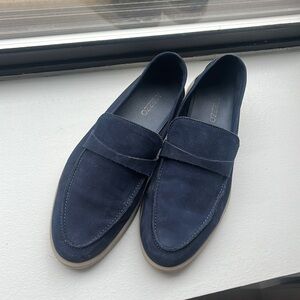 Arezzo navy blue loafers